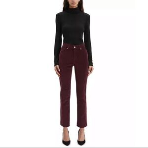 Levi’s Classic Straight-Leg Corduroy Jean Burgundy